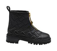 Kurt Geiger - Bottines zippées en cuir noir - Femme - Chaussures - Noir - Taille: 38 EU