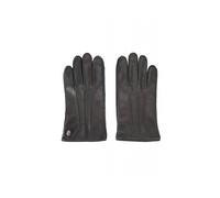 Kurt Geiger - Eagle Leather Gloves - Femme - Accessoires - Noir - Taille: M