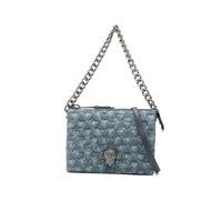 Kurt Geiger - Kensington Heart Quilted Chain Shoulder Bag - Femme - Sacs - Bleu - Taille: ONE Size