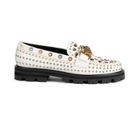 Kurt Geiger - Mansion Stud Loafer - Femme - Chaussures - Blanc - Taille: 37 EU