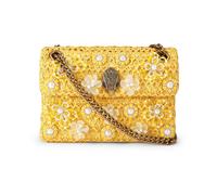 Kurt Geiger - Mini Sac Kensington en Raffia - Femme - Sacs - Jaune - Taille: ONE Size