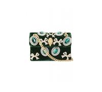 Kurt Geiger - Mini Velvet Kensington Bag - Femme - Sacs - Vert - Taille: ONE Size