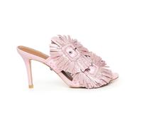 Kurt Geiger - Raffia Buckle Sandal - Femme - Chaussures - Rose - Taille: 38 EU