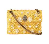 Kurt Geiger - Raffia Mini Kensington - Femme - Sacs - Jaune - Taille: ONE Size