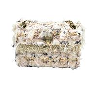 Kurt Geiger - Tweed Mini Kensington - Femme - Sacs - Beige - Taille: ONE Size