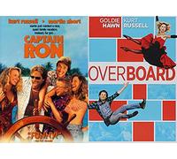 Kurt Russell & Goldie Hawn 2-DVD Comedy Bundle Over Board & Captain Ron
