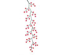 Kurt S. Adler Guirlande verte avec 48 boules LED rouges 1,8 m