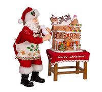 Kurt S. Adler Kurt Adler Décoration de Table à LED en Forme de Maison en Pain d'épices à Piles 26,7 cm