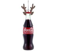 Kurt Adler Décoration en Forme de Bouteille Rouge 11,4 cm - Ornament de Noël en Plastique Suspendu - Coca-Cola