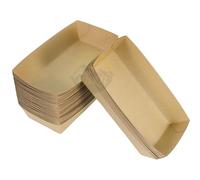 KURTT 200 boîtes à snacks, Boîte à frites, boîtes en carton, contenants jetables, intérieur revêtu de PE et ingraissable (200, A13)