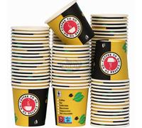 KURTT - Gobelets à expresso à emporter - Gobelets à café en carton - 120 ml - 500 pièces - Gobelets à café - Gobelets en carton - Gobelets jetables - Gobelets en carton - Gobelets en carton