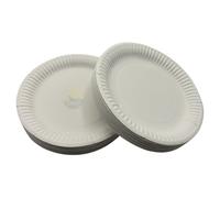 KURTT - Lot de 1000 assiettes en carton - Ø 18 cm - assiettes en carton - assiettes jetables en papier - vaisselle jetable - assiettes à gâteau - assiettes de fête - assiettes en papier - assiettes à