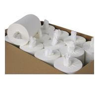 KURTT Lot de 12 mini rouleaux de papier Zellstof - Sans manchon intérieur - 120 m - 1 épaisseur - 12 rouleaux de papier par paquet