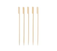 KURTT - Pique Hamburger 15 cm - Pique Cocktail - Barbecue - Fête - Snack - Tapas - Pique-Nique - Bol à tapas - Piques - Brochettes - Bamboo - Hamburger - Piques à Hamburger - Lot de 100