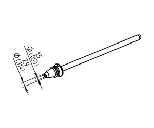 Kurtz Ersa 0742ed1529h Pointe à dessouder pour X-tool Vario 2,9 mm Hochv ORE Innt à l'intérieur de 1,5 mm de diamètre (1)