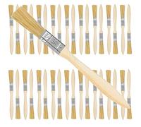 Kurtzy Pinceau Peinture 12,7 mm (Lot de 36) - Pinceau Plat Professionnel avec Manche en Bois - Pinceau Peinture Murale Interieur et Extérieur, Teintures, Vernis, Colles et Bricolage