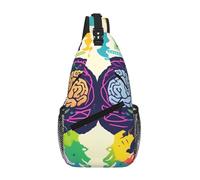 kurue Avantage du cerveau gauche et droit pour homme et femme - Sac à dos à bandoulière antivol - Sac à dos à bandoulière - Sac de poitrine pour la randonnée, les voyages