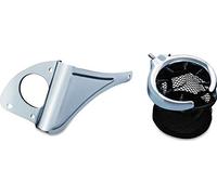 Kuryakyn 1692 Accessoire de Moto : Porte-gobelet Passager avec Panier en Maille pour Motos Harley-Davidson Touring et Trike, côté Droit, chromé