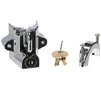 Kuryakyn 4232 Motorcycle Accessory: Tamper-Proof Helmet Security Lock, Universal Fit for Motorcycles with 1-1/4" to 1-1/2" Diameter Frame Tubes, Chrome