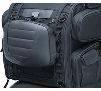 Kuryakyn 5299 Motorcycle Travel Luggage Accessory: Removable Seat Backrest Pad, Multi-Fit for Sissy Bars and XKursion/Momentum Bags, Black