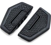 Kuryakyn 5909 Motorcycle Foot Control Component: Hex Folding Boards for Driver or Passenger Floorboards, Satin Black, 1 Pair