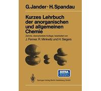 Kurzes Lehrbuch Der Anorganischen Und Allgemeinen Chemie