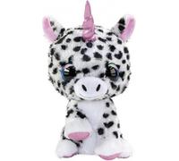 kuscheltierhorn Lumo Unicorn Pilkku 15 cm blanc/noir