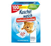 Kuschelweich Lessive en poudre - Pour 100 lavages, doux pour la peau, sans microplastique, végétalien - 5 kg - Vent d'été