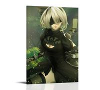 KUSDPKAJC NieR Automata A2 Poster Peinture décorative sur toile Art mural pour salon, chambre à coucher, art mural, impression d'image moderne, décoration de salle familiale, 60 x 90 cm