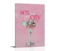 KUSDPKAJC Poster « Sex And The City Movie » Peinture décorative sur toile pour salon, chambre à coucher, art mural, impression d'image moderne, décoration de salle familiale, 50 x 75 cm