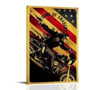 KUSDPKAJC Sons of Anarchy Series Poster peinture décorative sur toile pour salon, chambre à coucher, art mural, impression d'image moderne, décoration de salle familiale, 50 x 75 cm