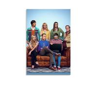 KUSDPKAJC The Big Bang Theory Movie Poster décoratif sur toile Art mural pour salon, chambre à coucher, art mural, impression d'image moderne, décoration de salle familiale, 50 x 75 cm