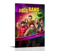 KUSDPKAJC The Big Bang Theory Tv Show Poster décoratif sur toile Art mural pour salon, chambre à coucher, art mural, impression d'image moderne, décoration de salle familiale, 50 x 75 cm