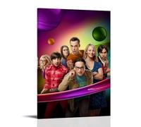 KUSDPKAJC The Big Bang Theory Tvseries Poster Peinture décorative sur toile pour salon, chambre à coucher, art mural, impression d'image moderne, décoration de salle familiale, 40 x 60 cm