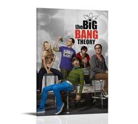 KUSDPKAJC The Big Bang Theory Tvshow Poster Peinture décorative sur toile Art mural pour salon, chambre à coucher, art mural, impression d'image moderne, décoration de salle familiale, 60 x 90 cm