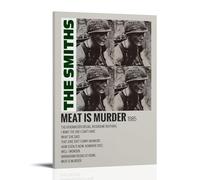 KUSDPKAJC The Smiths Meat Is Murder Poster décoratif sur toile pour salon, chambre à coucher, art mural, impression photo, moderne, décoration de salle familiale, 30 x 45 cm
