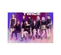 KUSDPKAJC Twice World Tour Poster Peinture décorative sur toile pour salon, chambre à coucher, art mural, impression d'image moderne, décoration de salle familiale, 60 x 90 cm