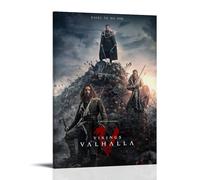 KUSDPKAJC Vikings Valhalla Poster Peinture décorative sur toile Art mural pour salon, chambre à coucher, art mural, impression d'image moderne, décoration de salle familiale, 60 x 90 cm