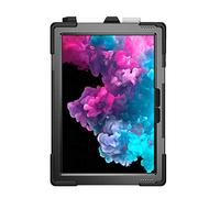 KUSEZJK Coque pour Surface Pro 7 / Pro 6 / Pro 2017 / Pro 4 / Pro LTE, Antichoc Armure Robuste Étui avec Support Rotatif à 360 Degrés, Dragonne et Porte-Stylet, TPU + PC Housse pour Surface Pro 7