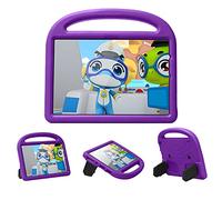 KUSEZJK Enfants Coque pour Amazon Fire HD 10 2021, Durable, en Mousse EVA Enfants Proof Poignée de Transport Antichoc Housse Construit dans Béquille Étui pour Amazon Fire HD 10 2021 (Violet)