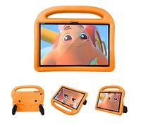 KUSEZJK Enfants Coque pour Huawei MatePad T10 9.7", Durable, en Mousse EVA Enfants Proof Poignée de Transport Antichoc Housse Construit dans Béquille Étui pour Huawei MatePad T10 9.7" (Orange)