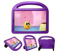 KUSEZJK Enfants Coque pour Lenovo Tab M10 10.1" TB-X605F TB-X605L, Durable, en Mousse EVA Enfants Proof Poignée de Transport Antichoc Housse Construit dans Béquille Étui (Violet)