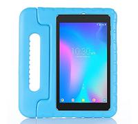 KUSEZJK Étui pour Tablette Alcatel Joy Tab 8" 9029W & Alcatel 3T 8" 9027W, Coque de Protection du Support de Poignée Convertible Test de Choc, Étui pour Tablette Légère pour Enfants (Bleu)