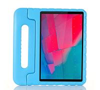 KUSEZJK Étui pour Tablette Lenovo Tab K10 TB-X6C6F TB-X6C6X 10.3", Coque de Protection du Support de Poignée Convertible Test de Choc, Étui pour Tablette Légère pour Enfants (Bleu)