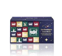 Kusmi Tea - Assortiment de Thé Noir, Vert, Blanc & Infusions Bio - Les iconiques - 24 sachets, 8 Recettes Emblématiques - Edition limitée 2024 - Idée Cadeau Homme et Femme