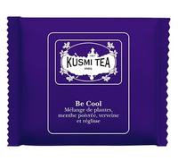 KUSMI TEA - BE COOL BIO - Boîte de sachets de thé enveloppés (50)