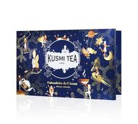 Kusmi Tea - Calendrier de l'Avent 2025 Bio - 24 Surprises - Thés Noirs, Verts, Blanc, Infusions - Idée Cadeau Femme et Homme - Cadeau Noël - Secret Santa