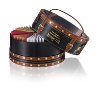 Kusmi Tea - Coffret cadeau de Noël 2025 - Assortiments de 48 sachets de Thé Bio Noir, Vert & Infusions - 8 Recettes Délicieuse - Idée Cadeau Homme et Femme - 100g (Univers Jules Verne)