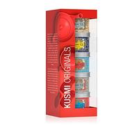 Kusmi Tea - Coffret de 5 Miniatures Originals - Sélection de Thés Noirs Iconiques - Thés Earl Grey et Thés de Ceylan - Arômes Floraux, Épicés, Agrumes et Fruits Rouges - Boîtes à Thé en Métal 5x25gr