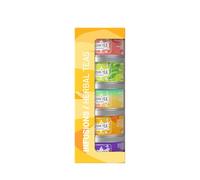 Kusmi Tea - Coffret "Les Infusions" - Assortiment de Thés Bio - Idée Cadeau Homme et Femme - Infusions et Tisanes Aromatisées - Notes de Fruits, d'Amande, d'Épices et de Gingembre - 5 Boîtes de 25g